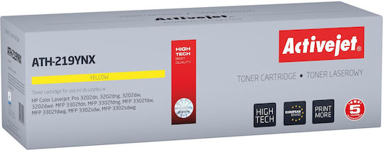 Active Jet Compatible Toner for Laser Printer HP Yellow with Chip