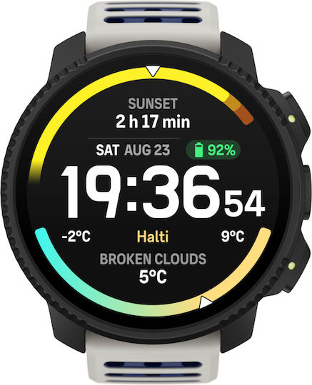 Suunto Vertical 2 48mm Waterproof Smartwatch with Heart Rate Monitor (Arctic Gray)