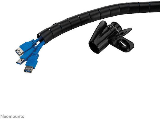 Neomounts Spiral Pentru Organizarea Cablurilor 25mm Mai Multe Cabluri Negru