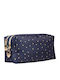 Killys Golden Heart Cosmetic Bag Two Zippers