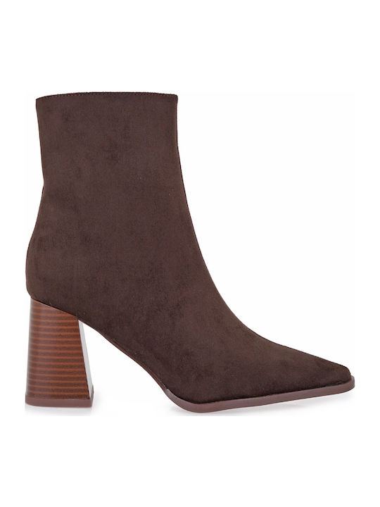 Exe Wildleder Stiefeletten Damen Braun