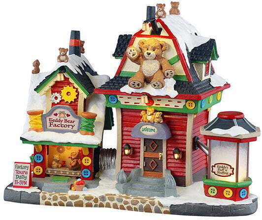 Καταστημα Lemax Teddy Bear Factory 25.6χ13.5χ19.6cm Ανταπτορα