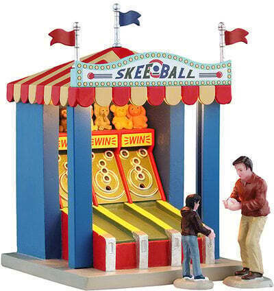 Scenografie Luna Park Lemax Joc Skee Ball Cu Baterii