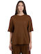 Women's Sweater Woolen Brown