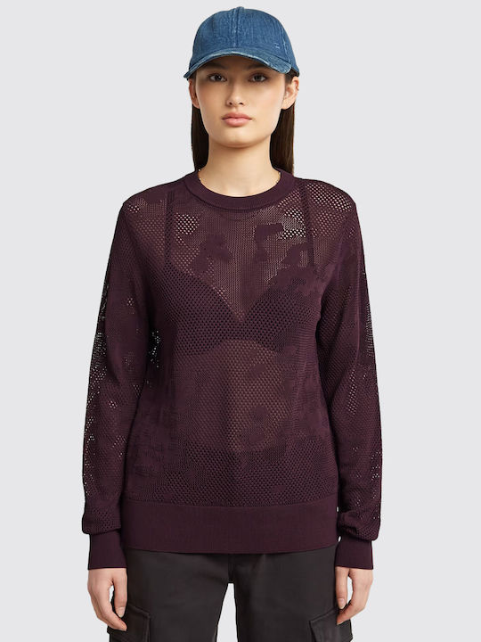 Women's Sweater Cotton Red