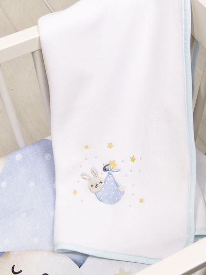 Nima Blanket Nursery Swaddling Blankets Little Fleece White 80x110cm