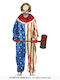 Карнавален Детски Костюм тийнейджърски Patriot Clown Клоун Halloween