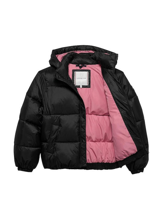 Kids' Casual Jacket with Hood Black