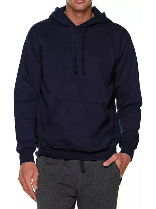 Bodymove Φούτερ με Κουκούλα Navy