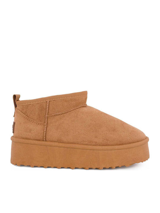Etika Shoes Дамски Ботуши Кафяви