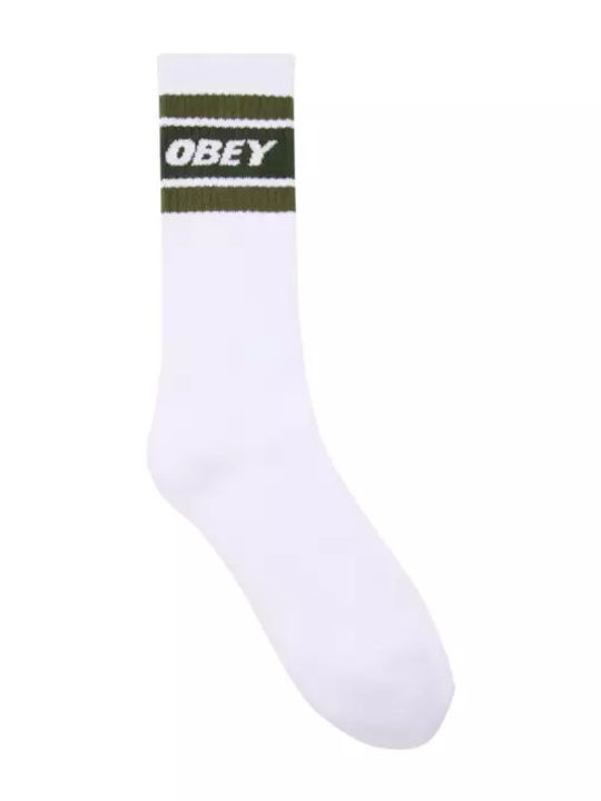 Obey Cooper Ii Socks White/kombu Green