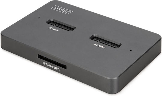 Digitus Docking Station για 2 Σκληρούς Δίσκους SATA με σύνδεση USB-C (DA-71546-1)