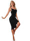 Midi Evening Dress Black