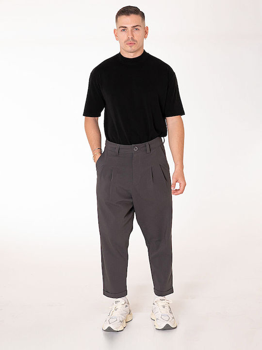 Nineteen Apparel Club Παντελόνι Ανθρακί