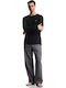 Emporio Armani Men's Winter Pajamas Set Black