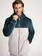 Muydemi Winter Herren-Robe Grey/Petrol