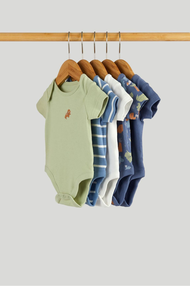 Mothercare Short-Sleeved Blue 5pcs AV61501