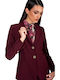 Emporio Grama Damen Blazer Burgundy