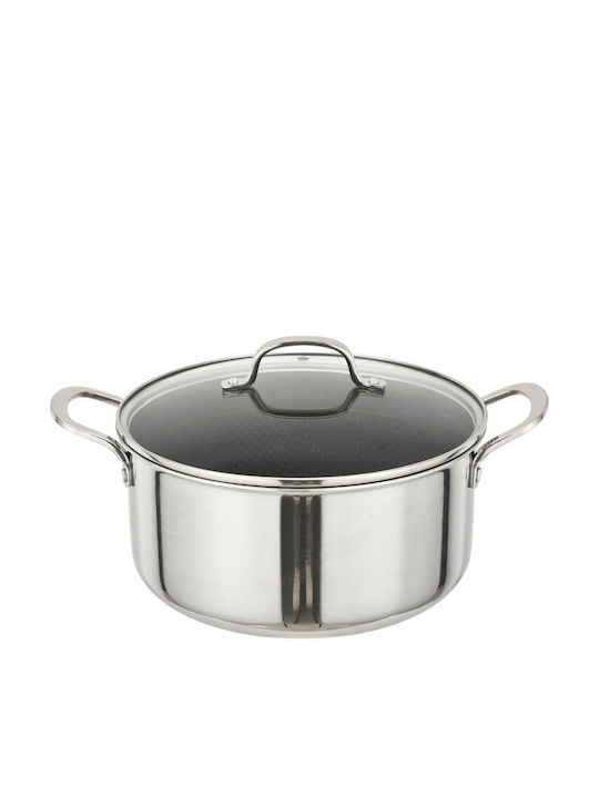 Ankor Dmond Triply Deep Stainless Steel Pot 28cm