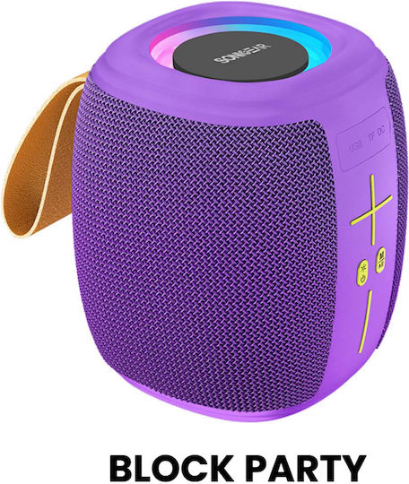 Sonic Gear SONICGO! 5 Ηχείο Bluetooth με Ραδιόφωνο και Διάρκεια Μπαταρίας έως 6 ώρες Block Party