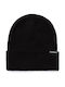 Beanie Unisex Σκούφος Πλεκτός σε Μαύρο χρώμα