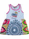 Girls Dress Sleeveless Set of 2 with Accessories Multicolored