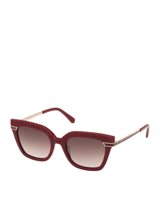 Guess Ochelari de soare Burgundy cu Cadru & Burgundy Lentilă