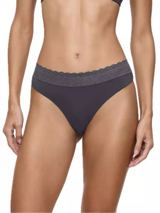 Triumph Damen Zeichenfolge mit Spitze Gray