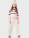 Kinderhose Cargo Stoff Vanille