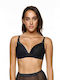 Bra with Light Padding Underwire Black