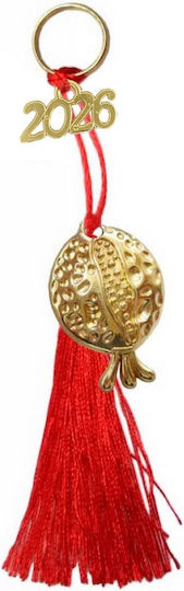 Tatu Moyo Handmade Hanging Lucky Charm Pomegranate Red 2026 14cm 1pcs
