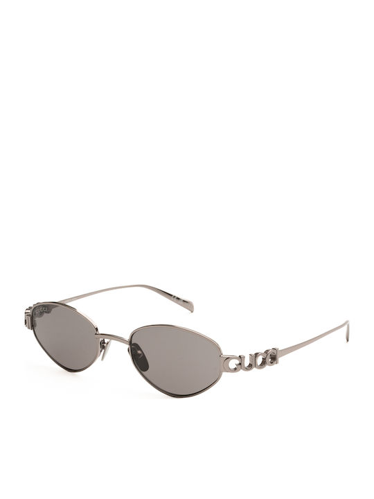 Gucci Women's Sunglasses with Silver Metal Fram...