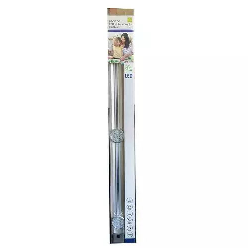 LED Под Лампа За Гардероб Hi-lite Monza 3664496-b7083 Сензорен Превключвател 90см 300лм 6.8w 230v 25000ч Енергия A+ 6000k Ден Светлина Сребрист