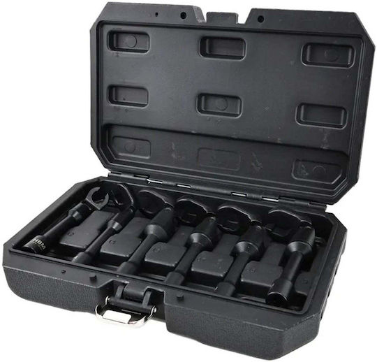 HBM Machines Rabatabile Căpăcei cu Patrat de Prindere 3/8" Set 6buc