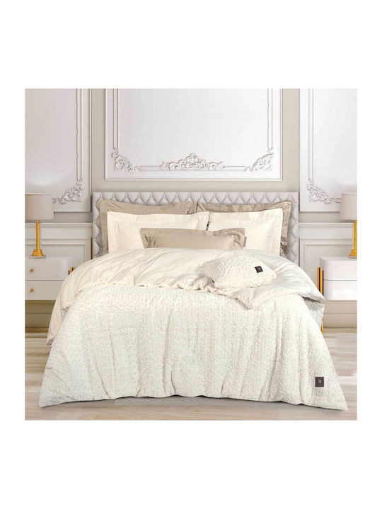 Greenwich Polo Club Bettbezug mit Hollowfiber-Füllung Großes Doppelbett 240x250cm Essential 3959 White 740 GSMGsm 11 togs Togs