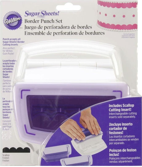 "border Punch Set" Cutter Sugar Sheets Flower Paste Wilton