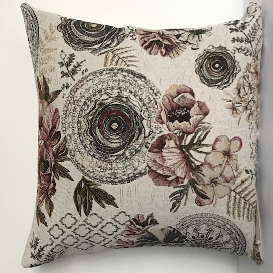 Lampiris Interiors Μαξιλάρι Rose 45x45εκ.