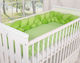 My Sweet Baby Crib Bumpers Braided Inside Green