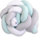 My Sweet Baby Bettumrandungen Geflochten Innerhalb White, Gray, Mint