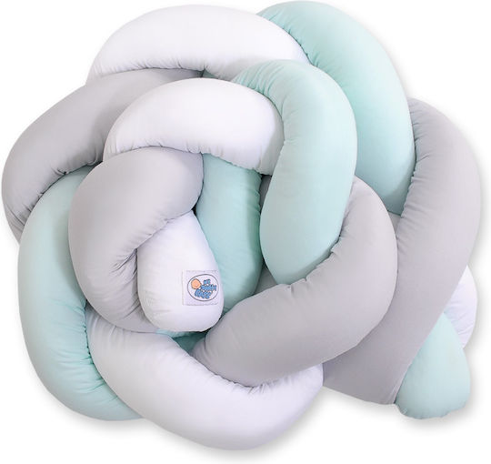 My Sweet Baby Bettumrandungen Geflochten Innerhalb White, Gray, Mint