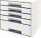 Leitz Plastic Desktop Drawer 5 Positions with Lock Black