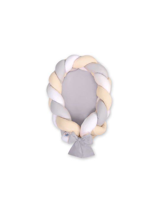 My Sweet Baby Бебешка възглавница-гнездо White, Gray, Beige