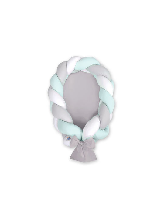 My Sweet Baby Baby Nest White, Gray, Mint