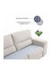 Sofazip Impermeabil Husă Elastică Canapea cu două locuri Light Gray 90x180cm 1buc SZTOPGRIDESC