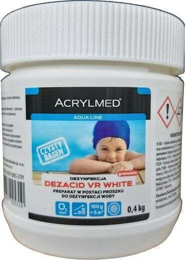 Acrylmed Dezacid Vr White Granules Aerobic Water Disinfection 0,4 Kg