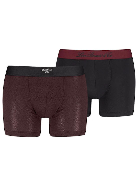Argyle Slipuri pentru bărbați Red/black 2Pachet