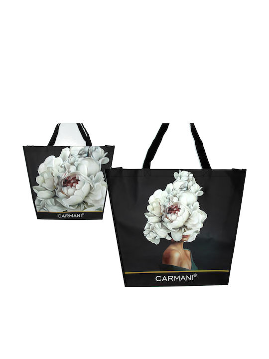 Carmani Schultertasche L Lozano Blumen Auf Kopf Einkaufstaschen