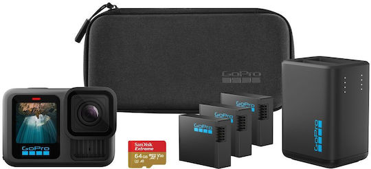 GoPro HERO13 Action Camera 5K Underwater Extended Power Bundle with 2.27" Screen and Wi-Fi Black