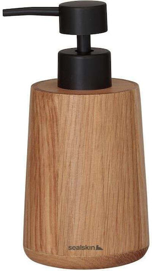 Sealskin Earth Δοχείο Κρεμοσάπουνου Ξύλινο 150 Ml I Oak