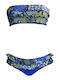 Set Bikini Floral Μωβ